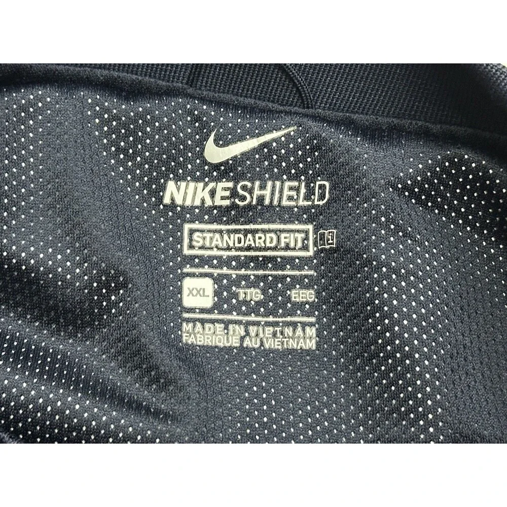 Men's Nike Shield Golf Standard Fit Water Resistant L/S Pullover XXL Navy CK3772